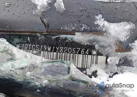 2000 GMC Sonoma Sls из США, поврежденный, VIN 1GTCS19W1Y8205764